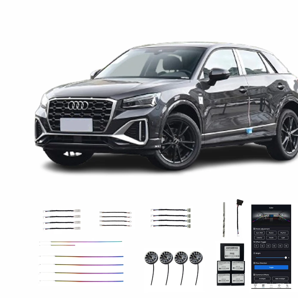 

Audi 19-24 Q2L 22 Lights High Quality Factory Sales Automotive Interior Atmosphere Lights Ambient Light Car Interior