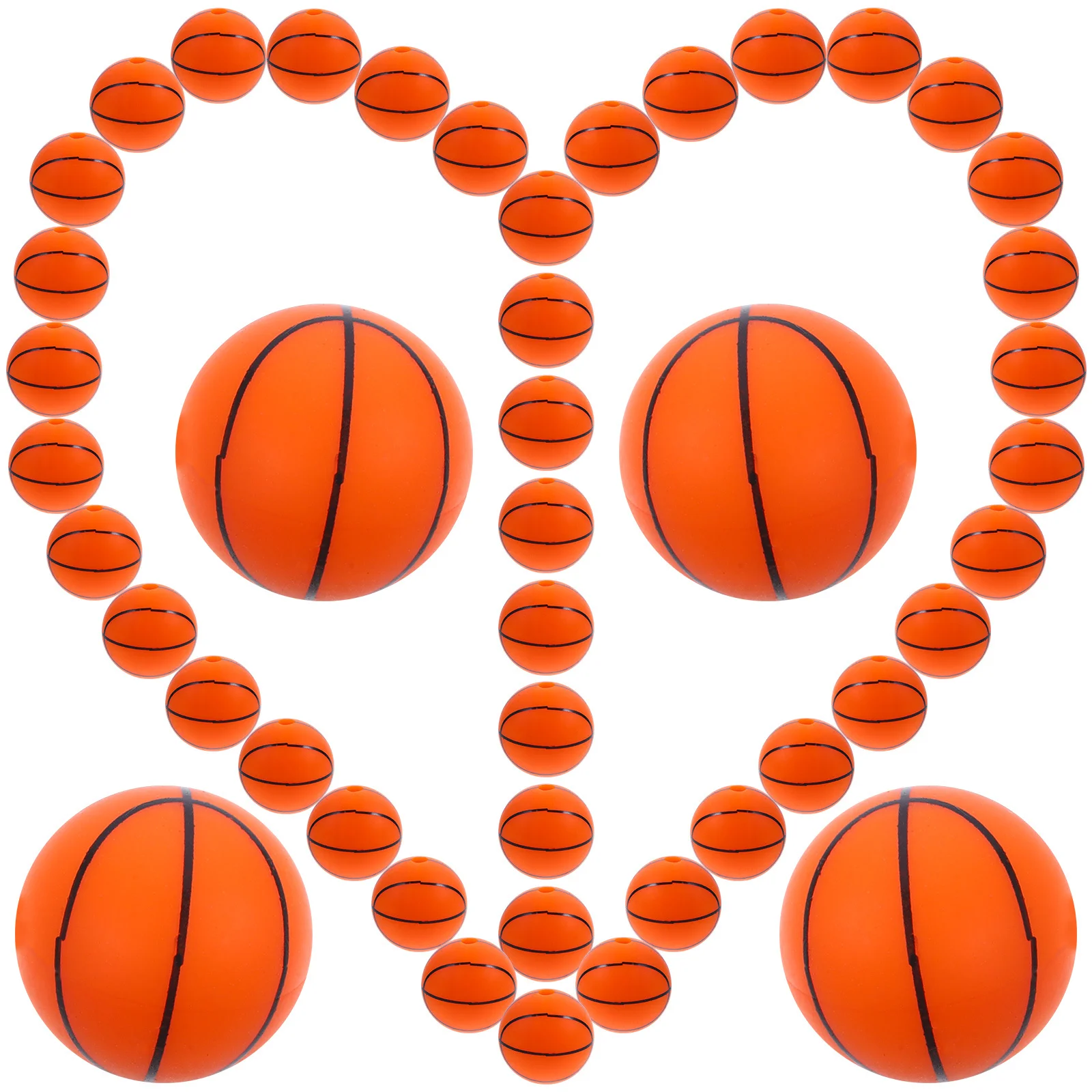 50pcs Silicone Bead Accessories Multi-Color Durable Loose Beads For Diy Jewelry Making Crafts Bracelets Necklaces Spacer Beads