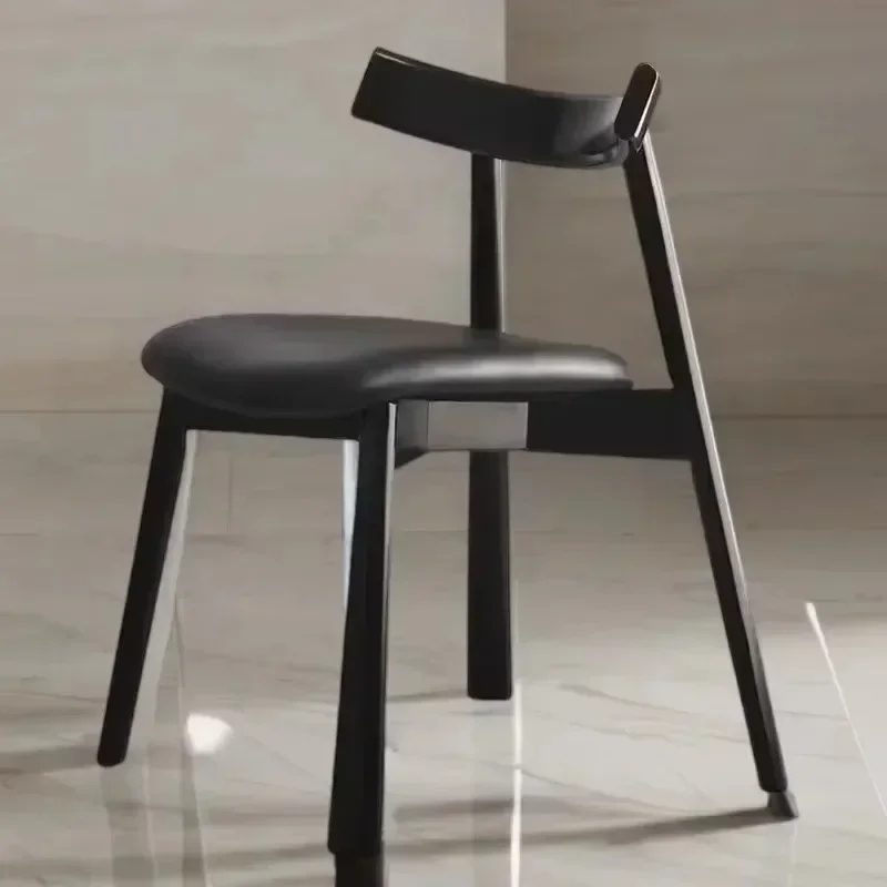 Folding Chairs Living Room Rooms Wood Dining Chair Chaise Design Nordic Furniture Salle Ergonomic Minimalist Kitchen Armchair image 2
