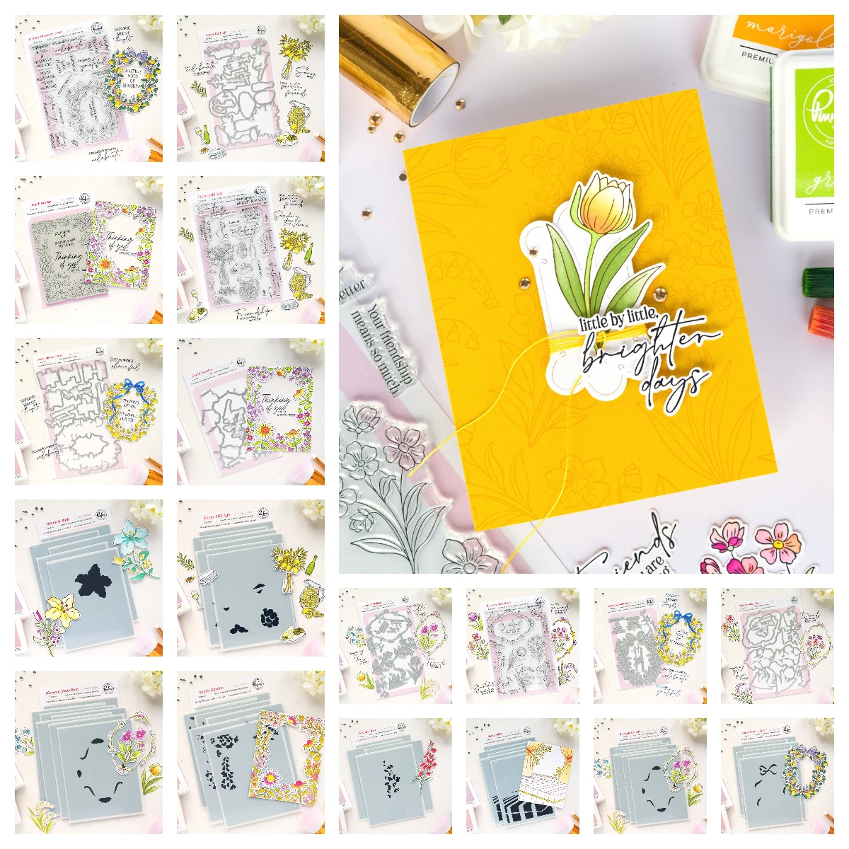 Sunlit Garden Citrus Still Life 2026 Nuevo troquel de corte de metal, moldes DIY, para scrapbooking, manualidades de corte de papel, plantilla artesanal