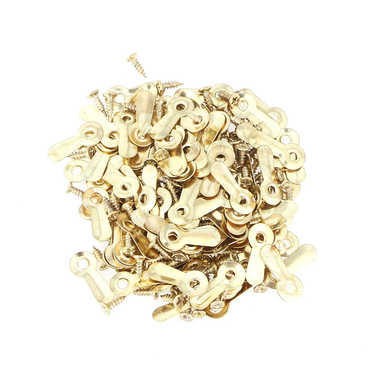 200Pcs Photo Frame Back Sheets Metal Melon Nails Small Hardened Iron Core Locks for Home Office Exhibition Picture Frame