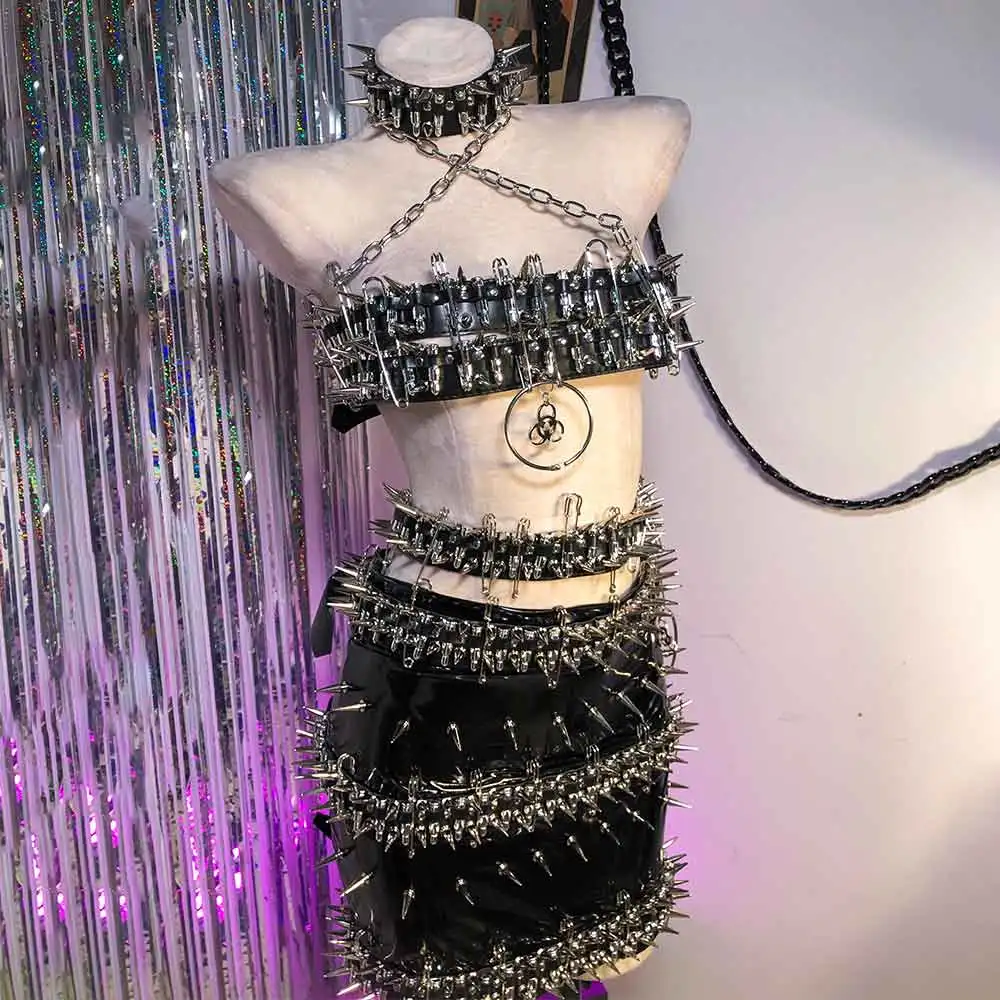 

Топы-халтеры в стиле эмо Y2K, панк-рок 90-х, для E-Girls, DIY, кавайи, кибер-эко-гранж, ручной работы, в стиле Харадзюку, готика, уличная одежда