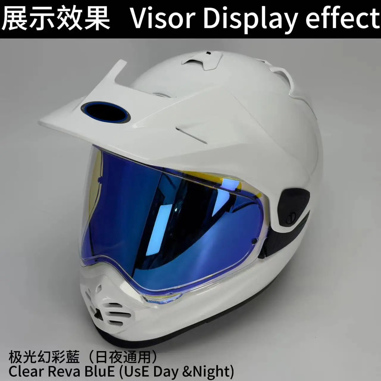 Helmet Visor Arai Tour Cross5 TX5  Rally Helmet Shield Photochromatic Lens Helmet Display Visor Mask Revo Red Tinted Anti Fog