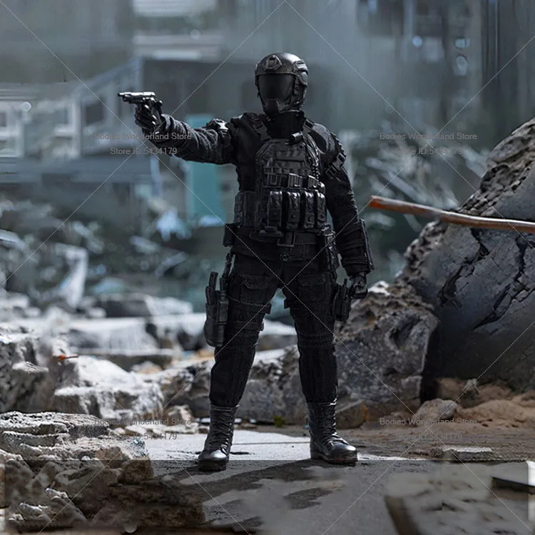 In Stock HIYA ESW0318 1/12 Scale Male Soldier Public Security Special Forces Rick 6inch Action Figure Doll Collection - view 6