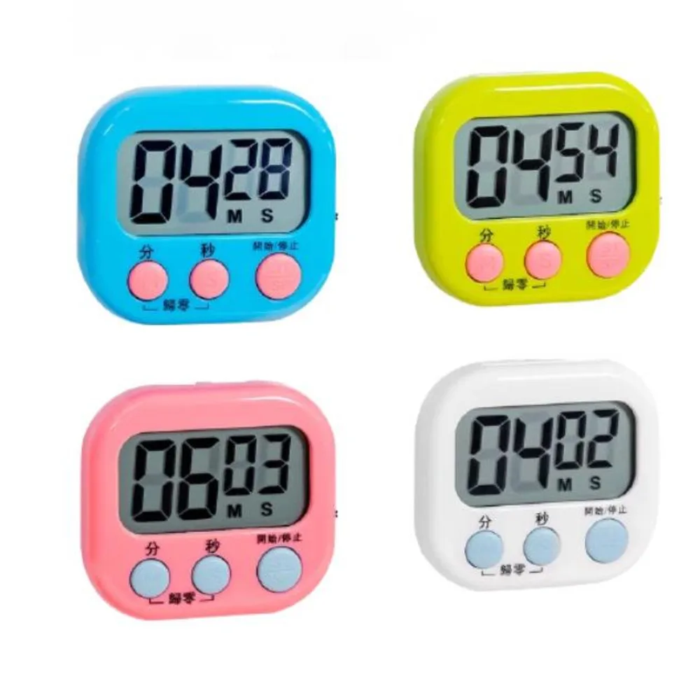 

20 шт., большой простой таймер для приготовления пищи, положительный обратный отсчет времени, бытовая электроника, кухонный инструмент, таймер