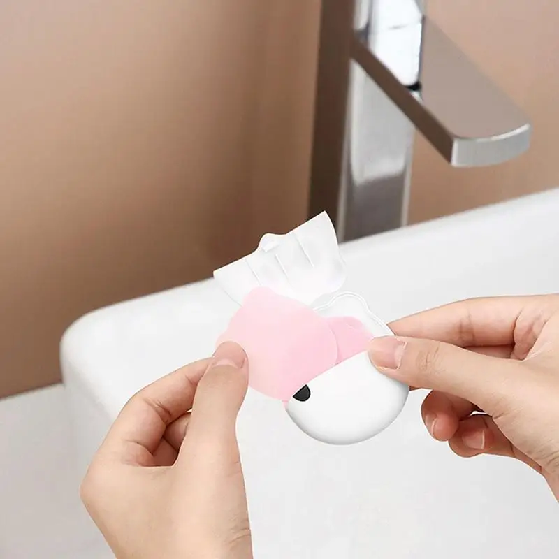 Paper Soap 50 Pieces Portable Paper Soap For Camping Useful Outside Hand Washing Accessories With Design Of Dissolves In Water
