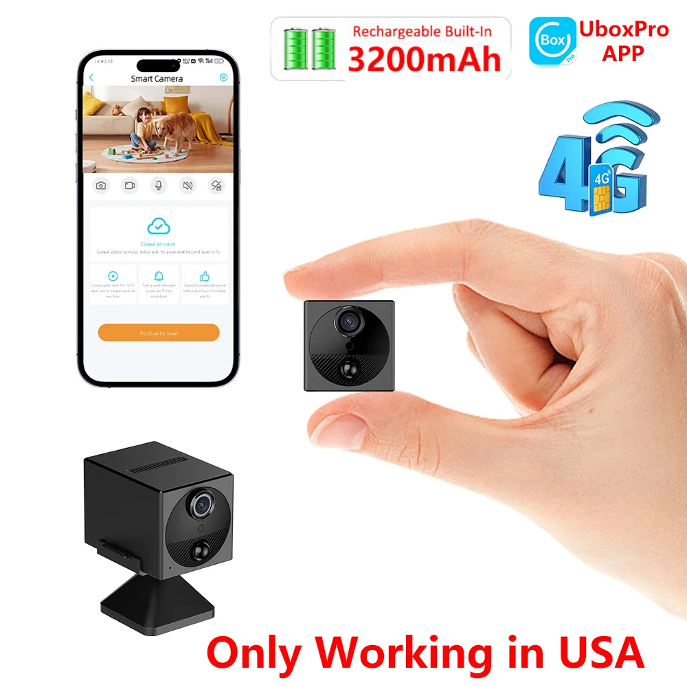 camera-de-surveillance-interieure-portable-4g-us-band-avec-batterie-securite-infrarouge-pir-3mp-vision-a-distance-via-l'application-uboxpro-et-carte-sim
