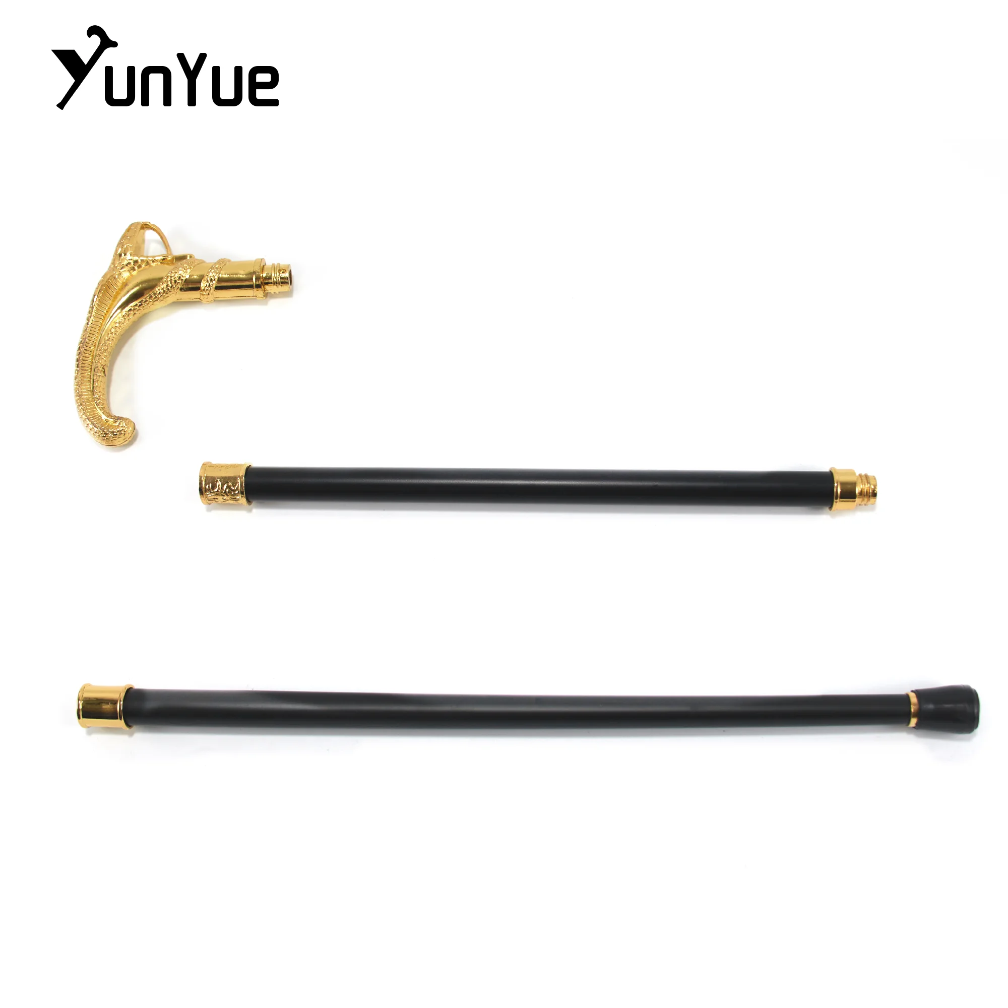 الذهب بيثون موضة حفلة عصا للمشي السادة الزخرفية عصا للمشي Cospaly خمر عصري عصري عصا للمشي Crosier 93 سنتيمتر