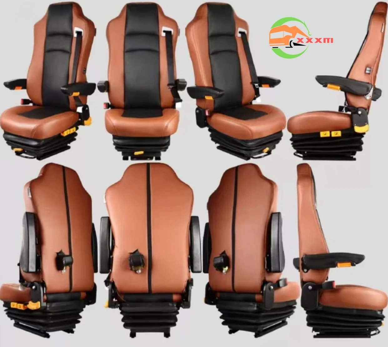 Customised Mechanical Suspension Shock Absorber Seats Heavy Duty Truck Seats Construction Machinery Vehicle Seats