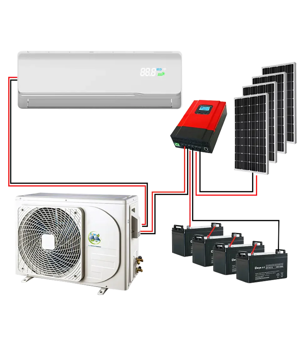 

YYHC-Solar DC off-grid 48v air conditioning 12000 China price, with solar panels and batteries