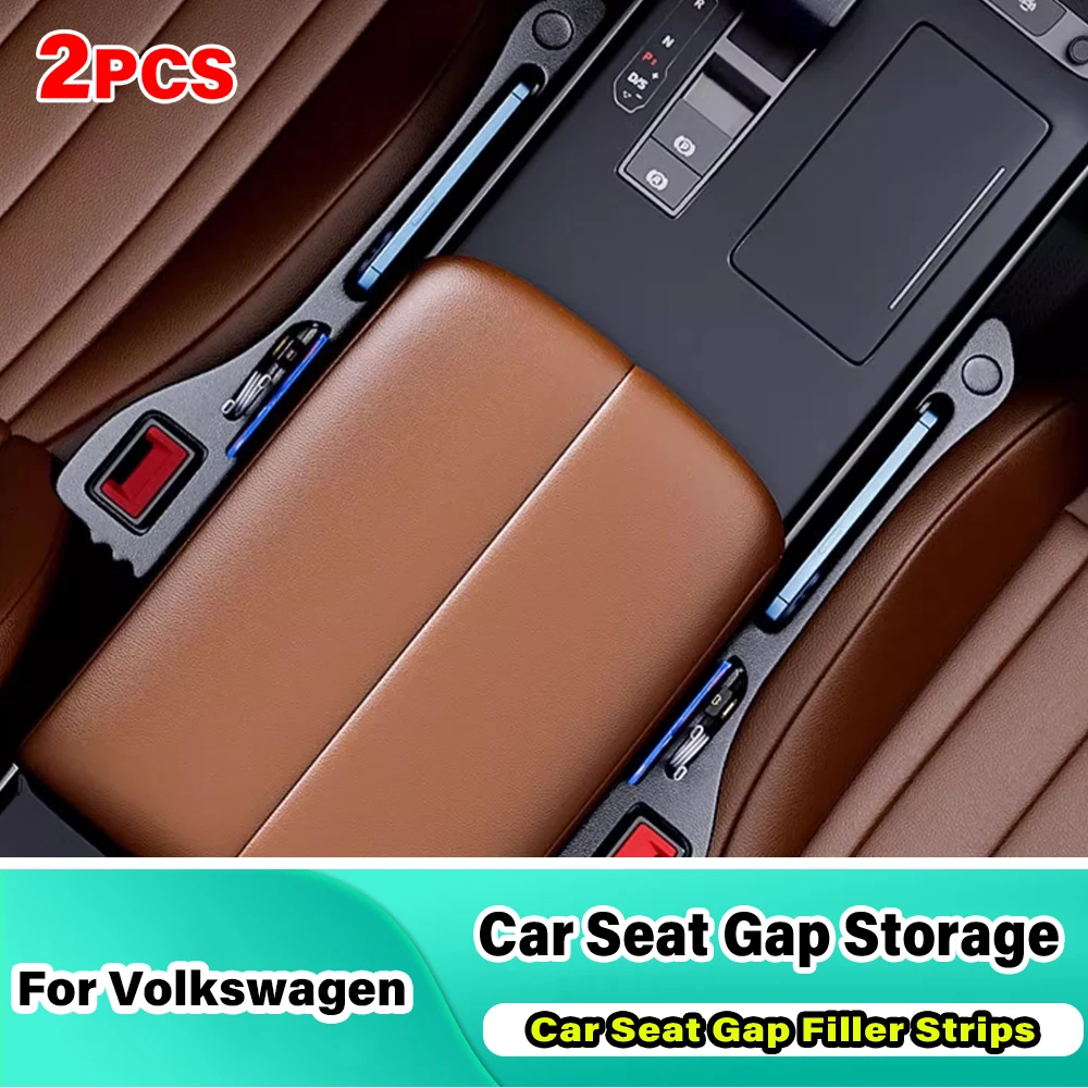 

2 шт., автомобильный наполнитель для зазора на сиденье для Volkswagen VW Golf 4 6 7 MK5 GTI Tiguan Passat Touran Polo Автомобильный Стайлинг сиденья зазор герметичная заполняющая полоса универсальные аксессуары для укр