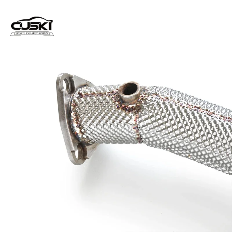 Collettore di scarico isolato adatto per Honda Civic 1.8 aggiornamento K24 2010-2016 sistema di scarico con raccordi di scarico in acciaio inossidabile