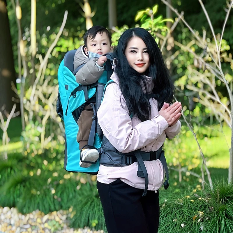Children's Saddle Baby Shoulder Carrier Child Carrying Mountaineering Outdoor Back Frame Climbing Baby Carrier Wrap Backpacks