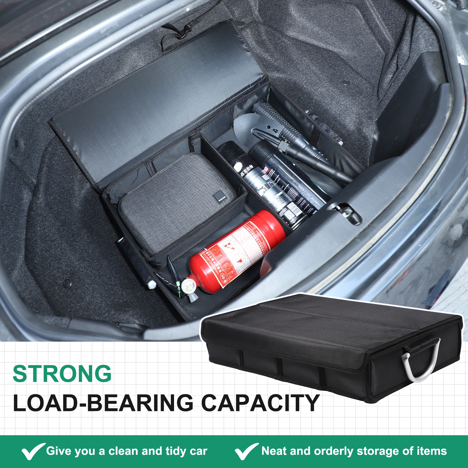 

For Mazda MX-5 ND 2016-2025 Trunk Storage Box Oxford Cloth 18 L Large-Capacity Car Organizer for Camping/Toolbox Easy to Carry