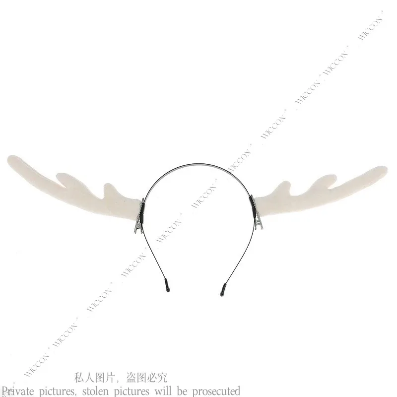 25COSShikanoko Nokonoko Koshitantan My Deer Friend Nokotan Shikanoko Noko Cosplay Headwear Halloween Party Detachable Plush Antl