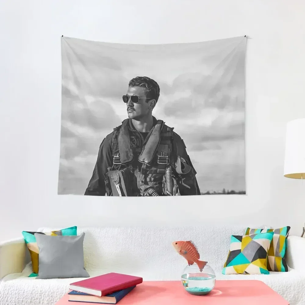 

Miles B&W Tapestry Room Decore Aesthetic Home Decor Aesthetic Decoration Room Tapestry