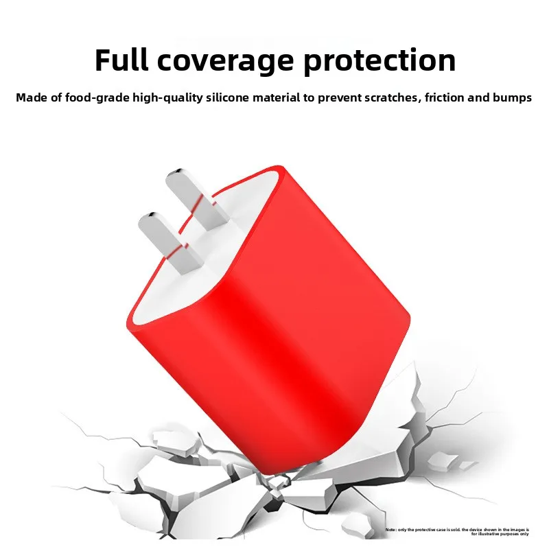 

Shockproof Silicone Protective Case & Cover for Apple 20W Charger – Anti-Scratch Protector for iPhone Fast Charging Head