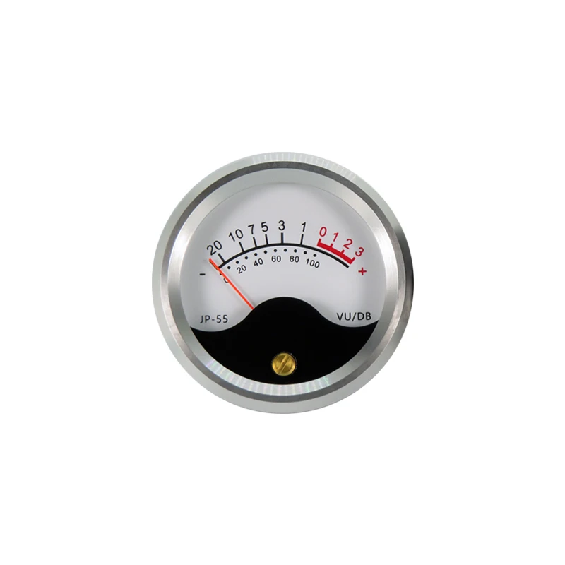 55mm Aluminium Alloy Vu Level Audio Meter With Driver Board LED Lamplight Connect The Power Amplifier Output