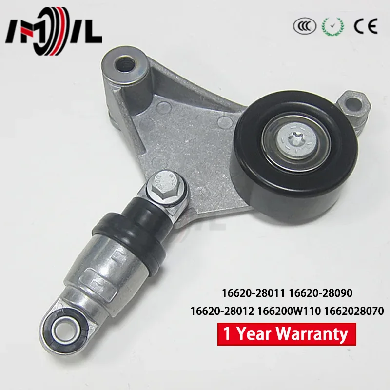 Belt Tensioner For Toyota ALPHARD CAMRY RAV4 PREVIA IPSUM AVENSIS 1AZ 2AZ 2.0 2.4 16620-28090 16620-28011 1662028070 166200W110
