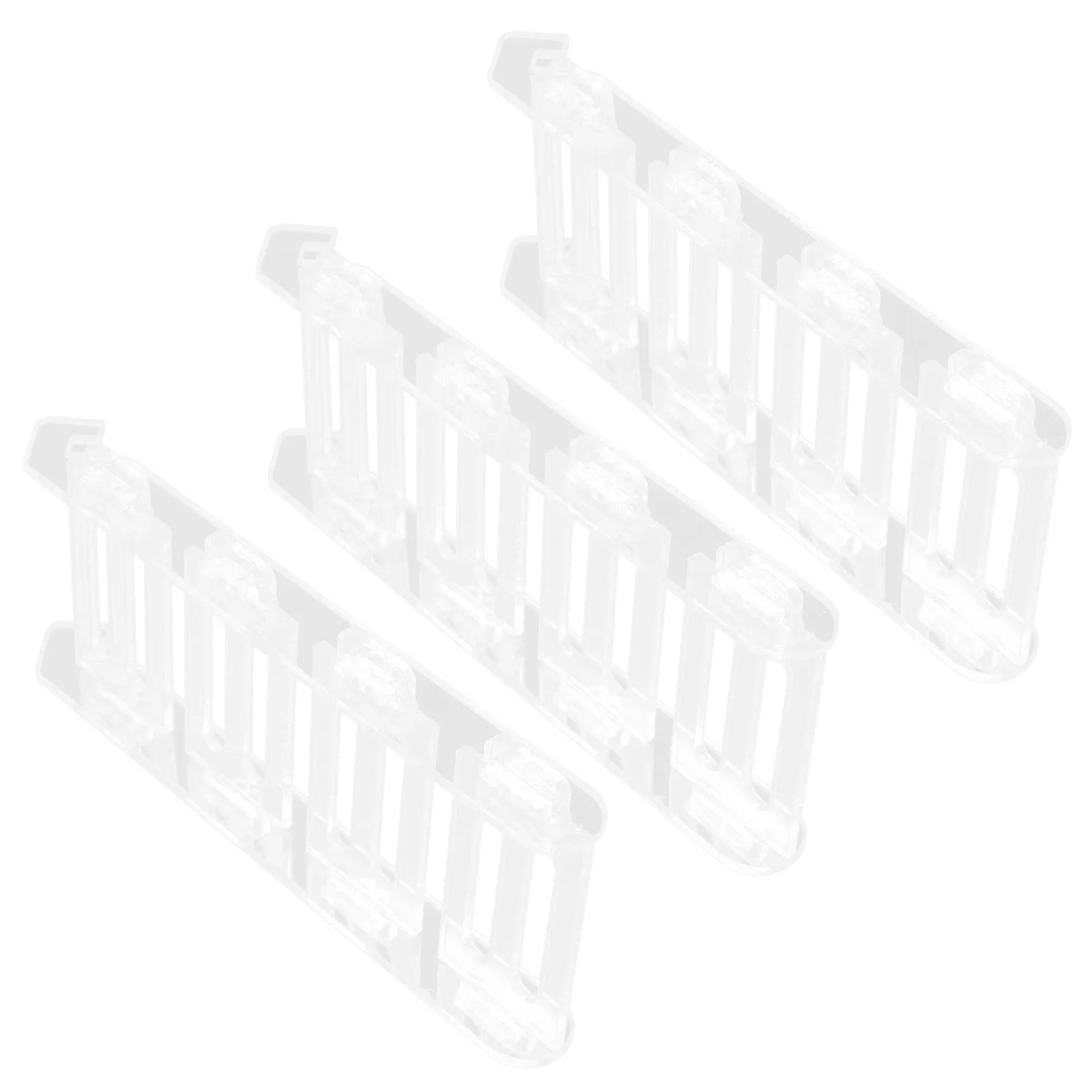 3Pcs Interactive Acrylic Small Pet Ladder Set Transparent Hamster Stairs for Cage Platform Exercise Climbing Fun Safe Design - view 4