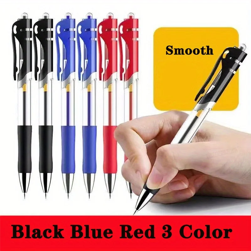 

6 шт. выдвижные шариковые ручки, средняя точка 0,5 мм, карбоновый свинец 0,5 мм, большая емкость, вертикальное положение, канцелярские принадлежности