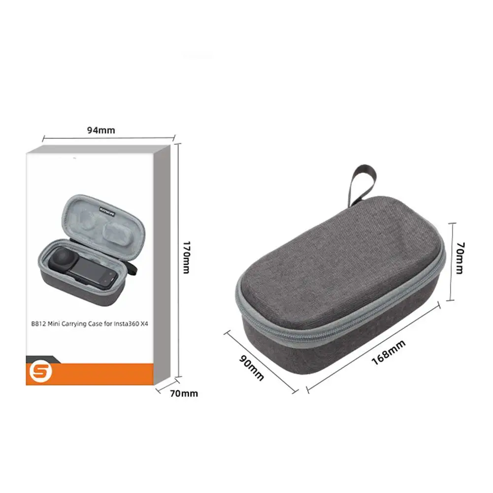 Sac de rangement pour caméra d'action Insta360, outils multifonctions portables, accessoires résistants à l'usure, étanches, antichocs, St X7X8