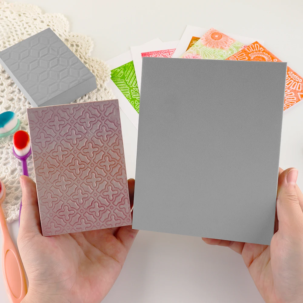2 size Stamping Foam to Create Reverse Stamped Backgrounds Blending Tools Embossing Paper Craft Card Making Scrapbooking