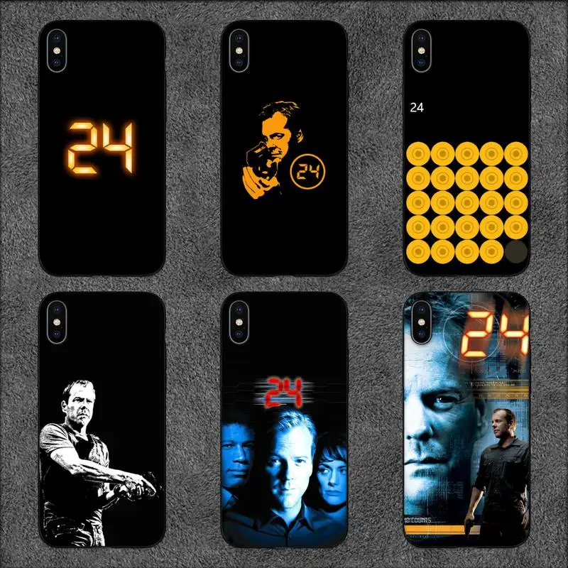 TV Series 24 Hours Jack Bauer Phone Case For iPhone 11 12 Mini 13 14 Pro XS Max X 8 7 6s Plus 5 SE XR Shell