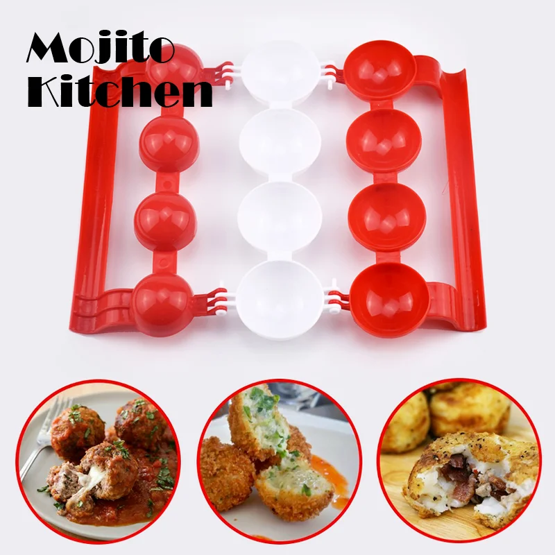 

1PC New Newbie Meatballs Maker Meat Fish Ball Mold Christmas Kitchen Homemade Stuffed Cooking Tool