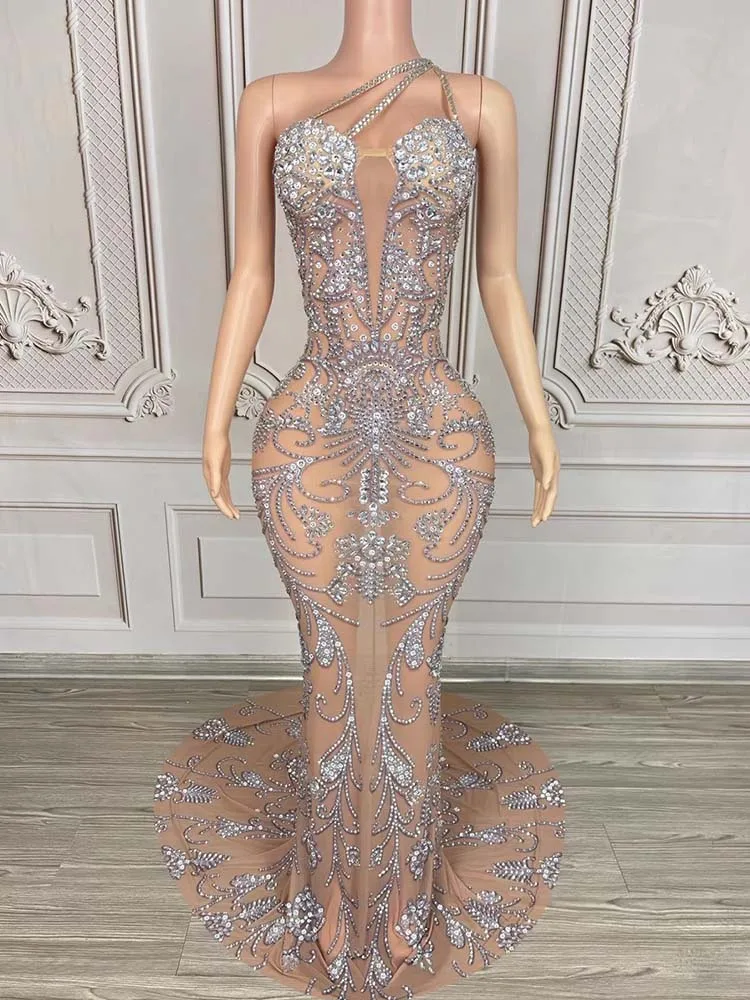 고품질 핫 스탬핑 섹시 시스루 메쉬 멜빵 드레스 2025 신상 맞춤 여성 의류