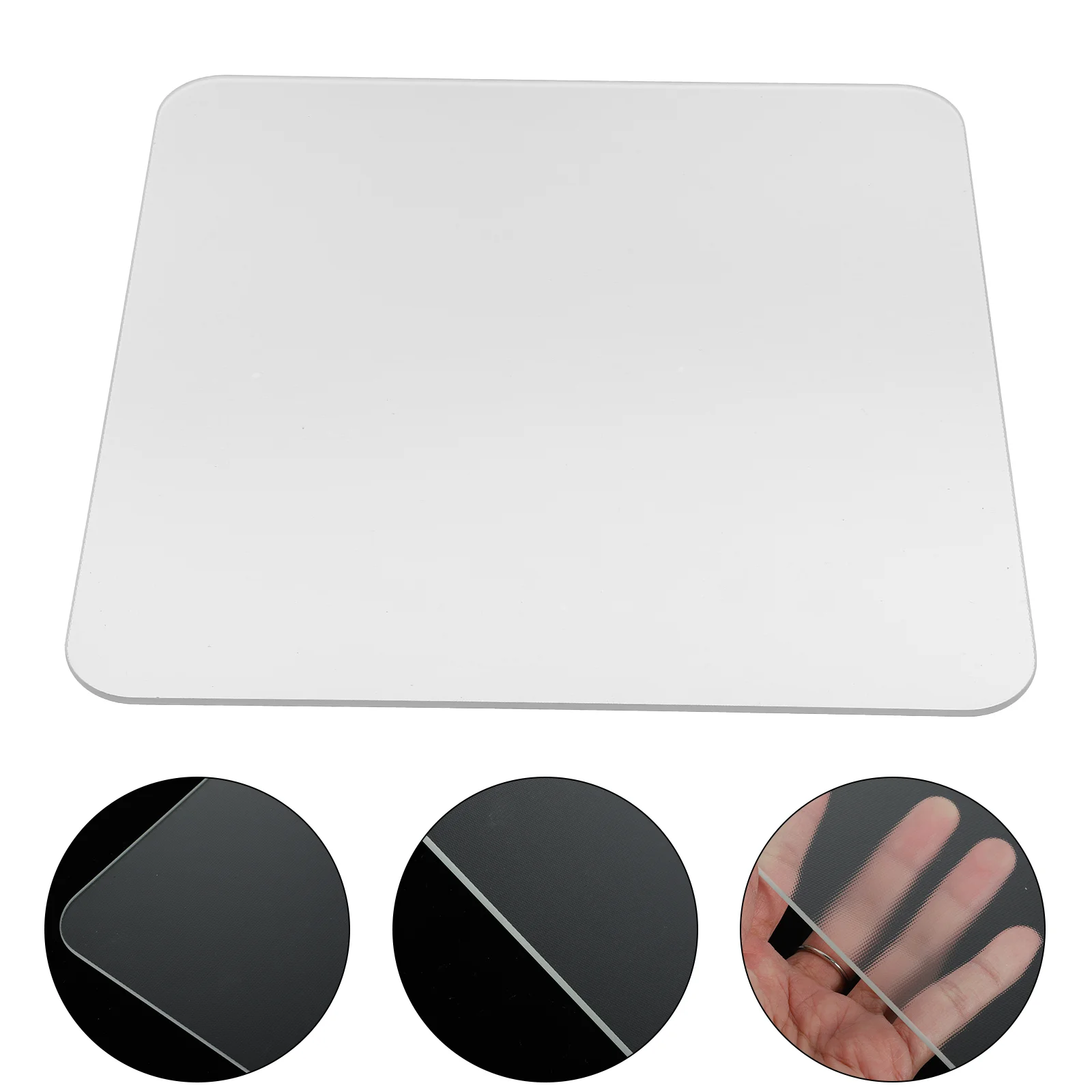

Glass Mousepad Clear Desk Pad Glass Mouse Pad Glass Mouse Pad for Computer Gaming glass mouse pad gaming