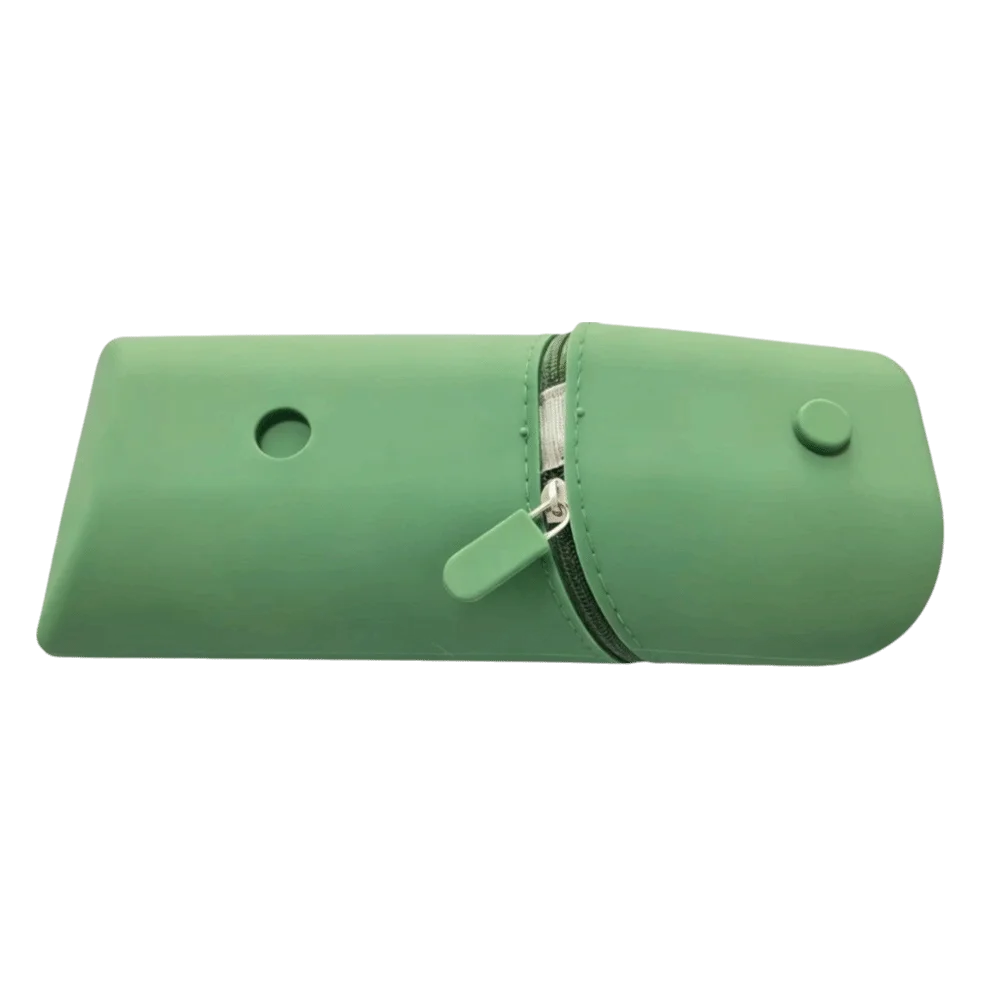 Large- Capacity Silicone Pencil Case Eco-Friendly Portable Expandable Stationery Storage Bag Durable Multifunctional