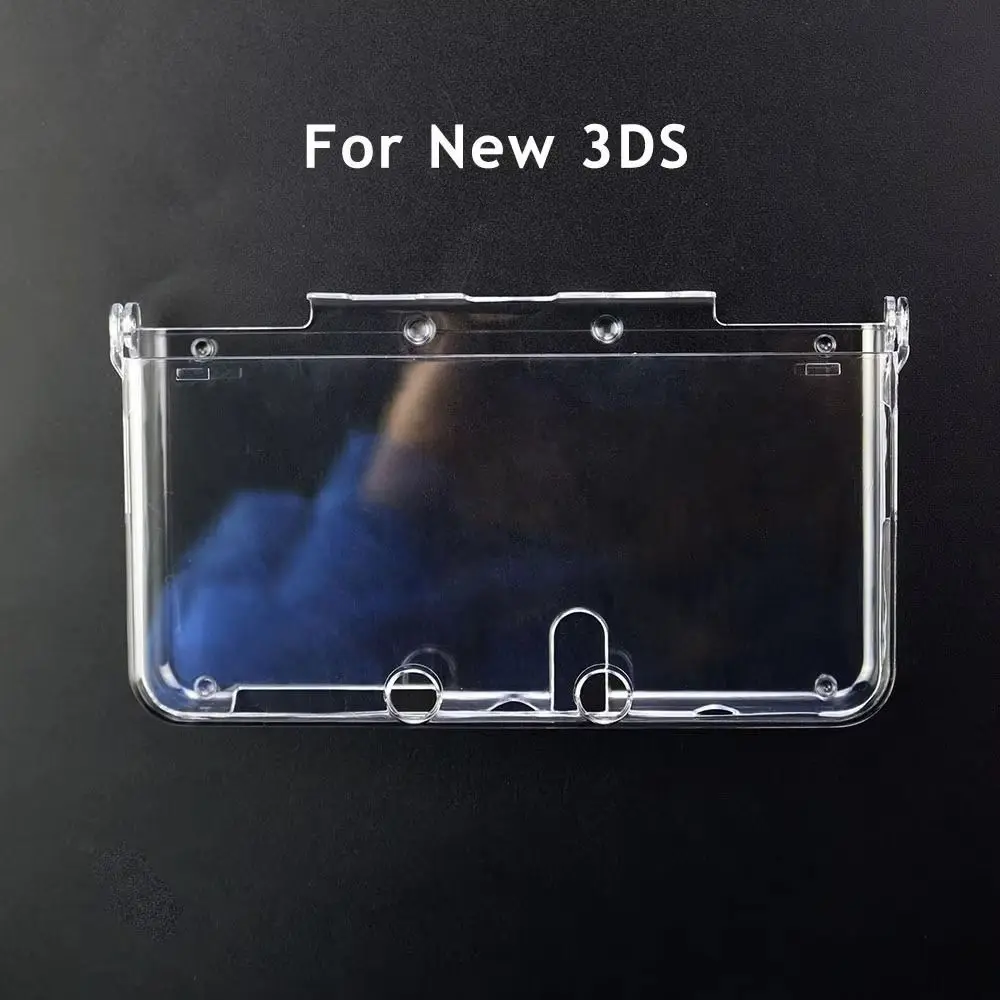 Clear Plastic Protective Hard Shell Transparent Precise Cutouts Game Console Case for 3DS 3DS XL LL New 3DS New 3DS XL/LL
