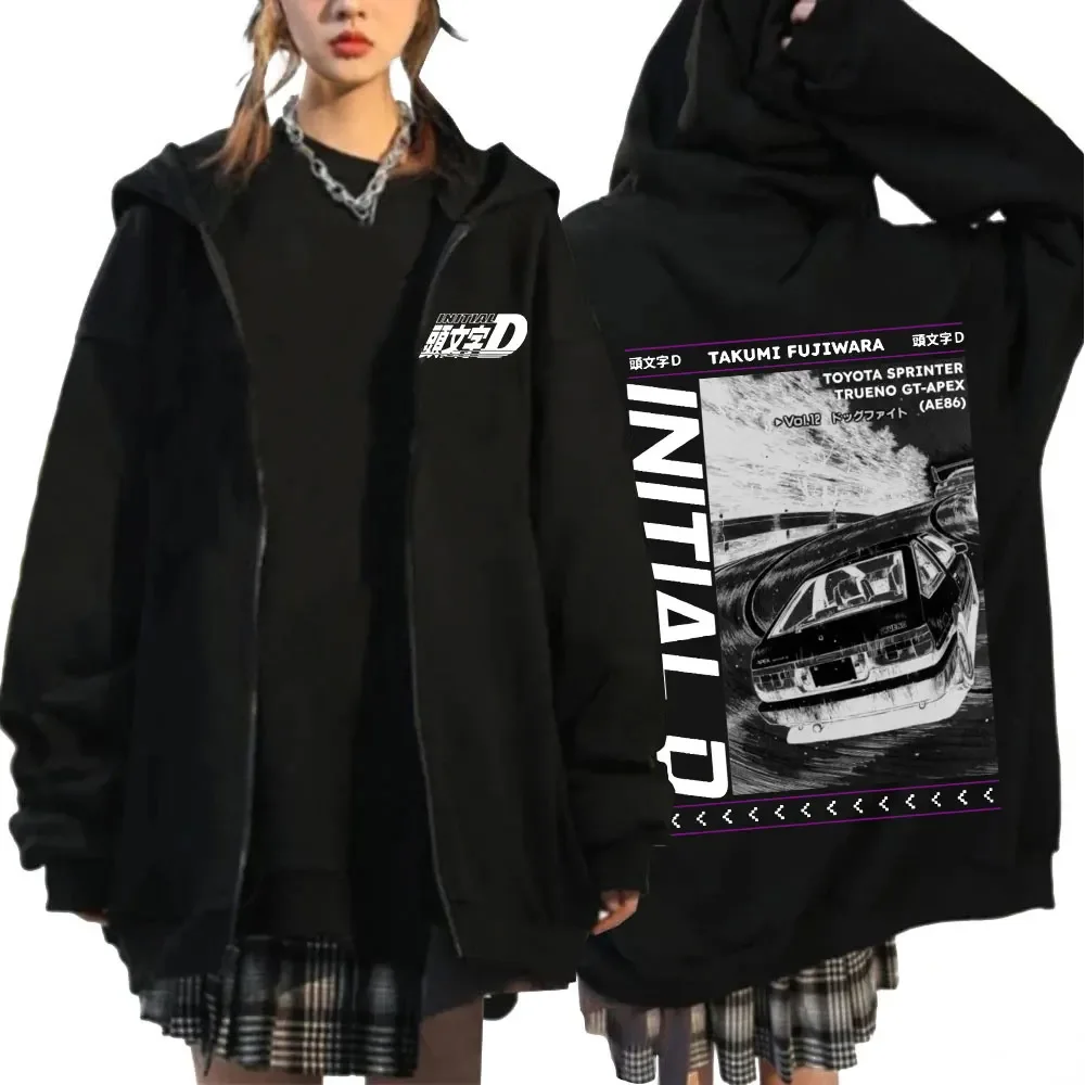トップス INITIAL D HOODIE BLACK INITIAL D HOODIE BLACK – BlackEyePatch