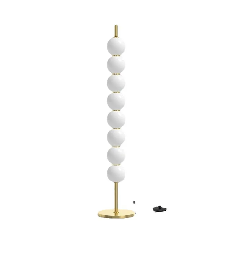 

Decorative atmosphere light next to the sofa in the living room, light luxury floor-to-ceiling table lamp in the bedroom