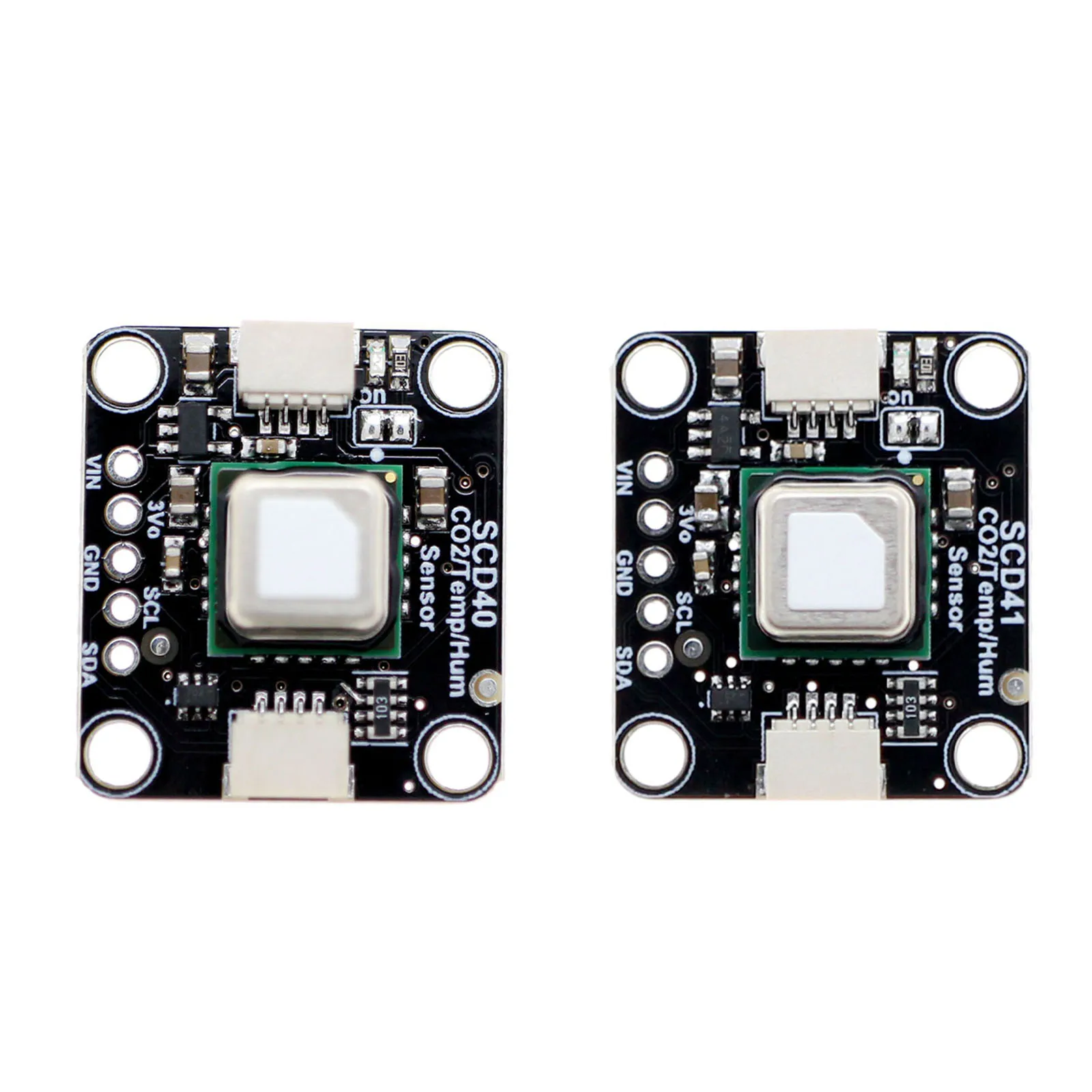 Carbon Dioxide CO2 Sensor SCD40 SCD41 Temperature Humidity STEMMA QT Qwiic I2C Microcontroller PCB Module
