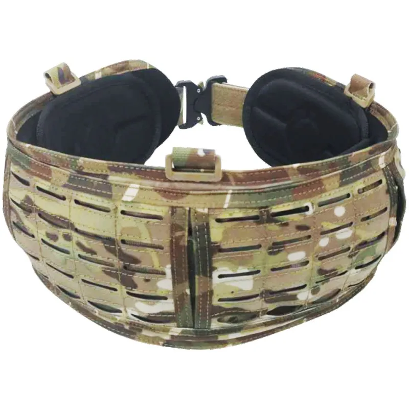 Laser cutting Tactical Waistband Belt Combination Set Mens Molle system Equipment