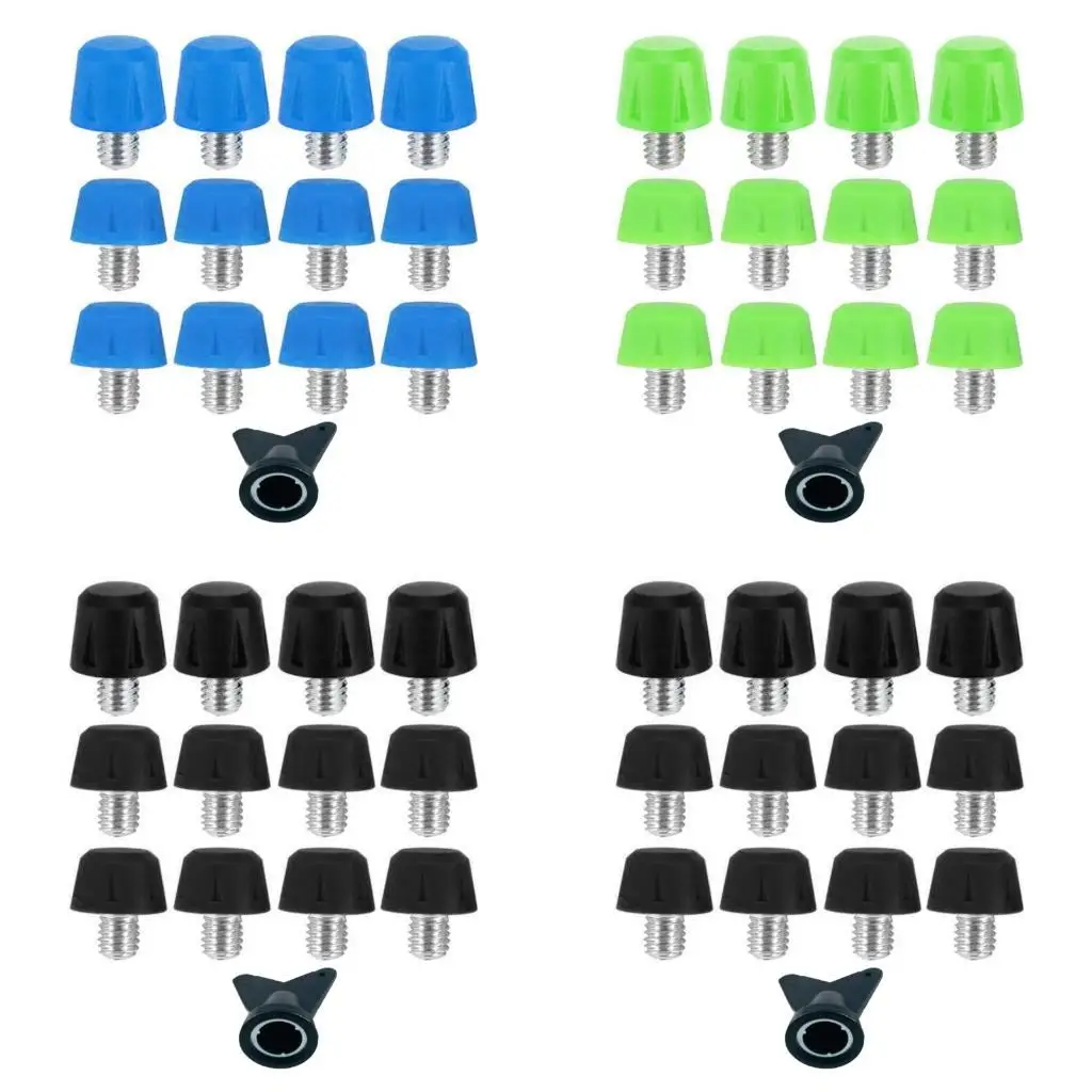 

Y1UC 12Pcs Football Soccer Cleats for Training Competition Easy to Install