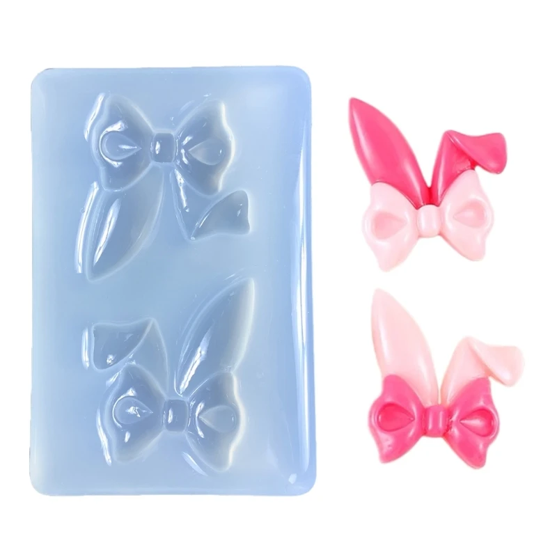 3D Bowknot Resin Molds DIY Resin Decorative Craft Jewelry Making Mold Silicone Pendant Mold Resin Keychain Molds