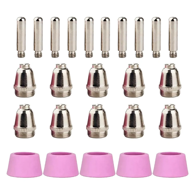 

For ELECTRIC 58605 20A Plasma Cutter Parts 59184 Electrodes 59183 Tips Nozzles (25-Pk Kits)