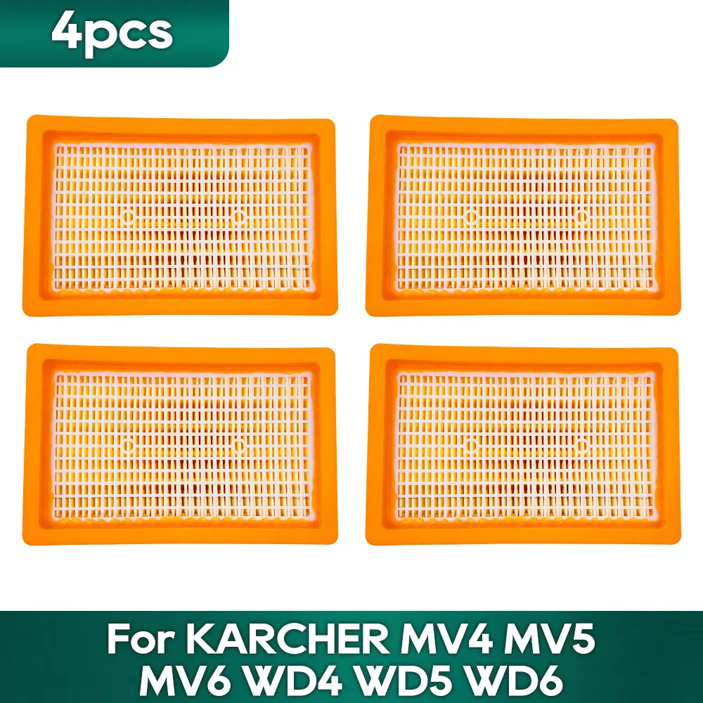 Compatible for KARCHER MV4 MV5 MV6 WD4 WD5 WD6 Vacuum Cleaner 2.863-005.0 Hepa Filter Replacement Parts