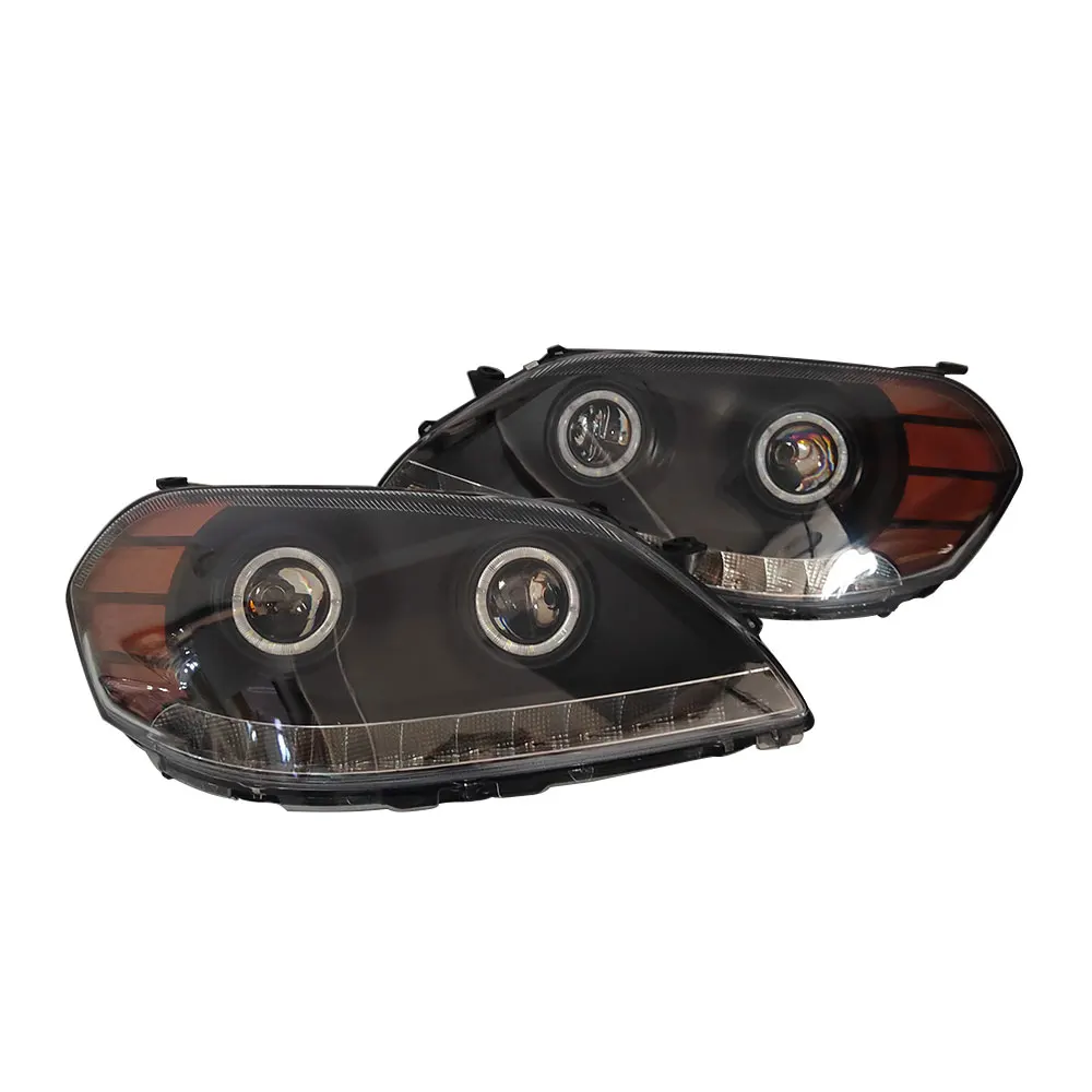 Car Headlights Modified Black LED For Toyota MARK GX110 Daytime Running Light Far and Near Lamp 2003 2004 A Pair