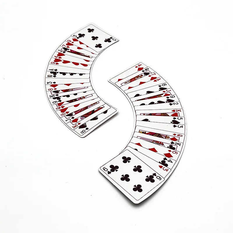 Boomerang playing cards BOOMERANG CARDS ACROSS Long and short cards Magic Tricks Magician Stage Party Gimmick Props