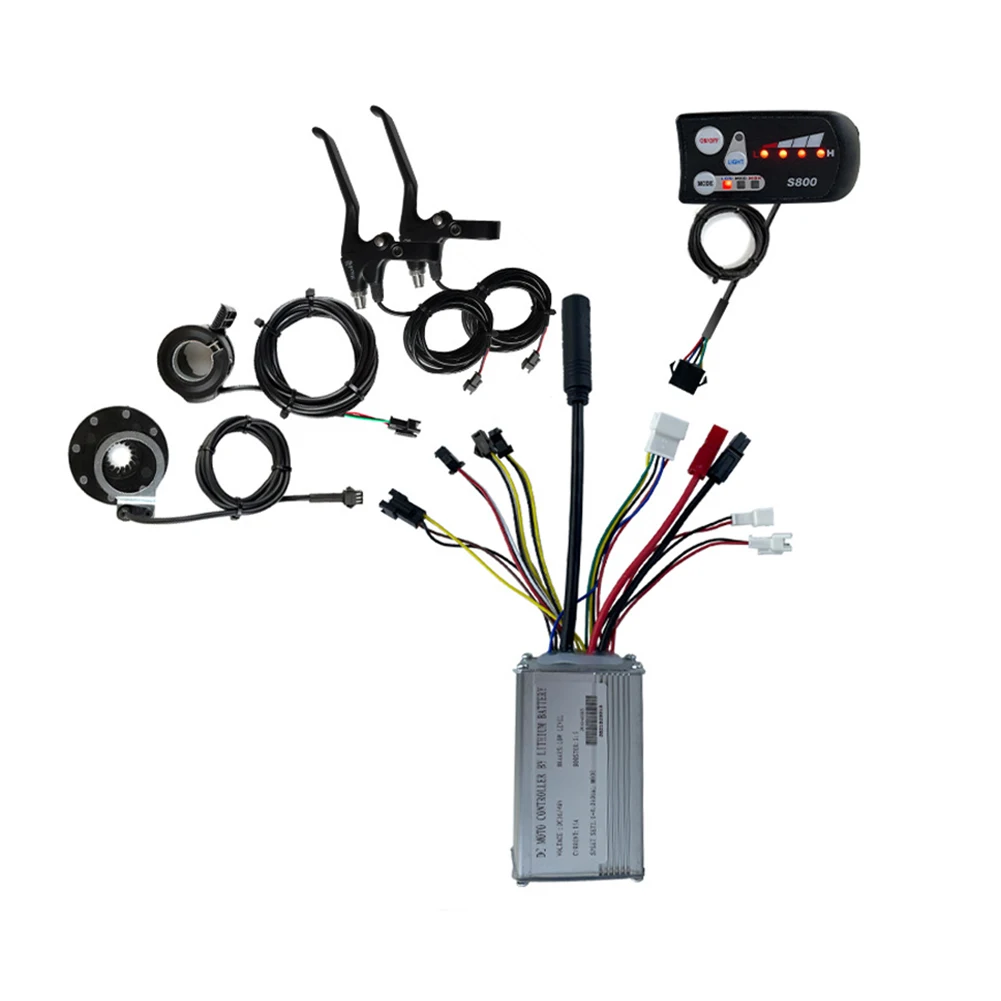 

DC Motor Controller Bicycle Accessory S800Display Throttle 36V/48V Brake Lever Controller For Electric Bicycle
