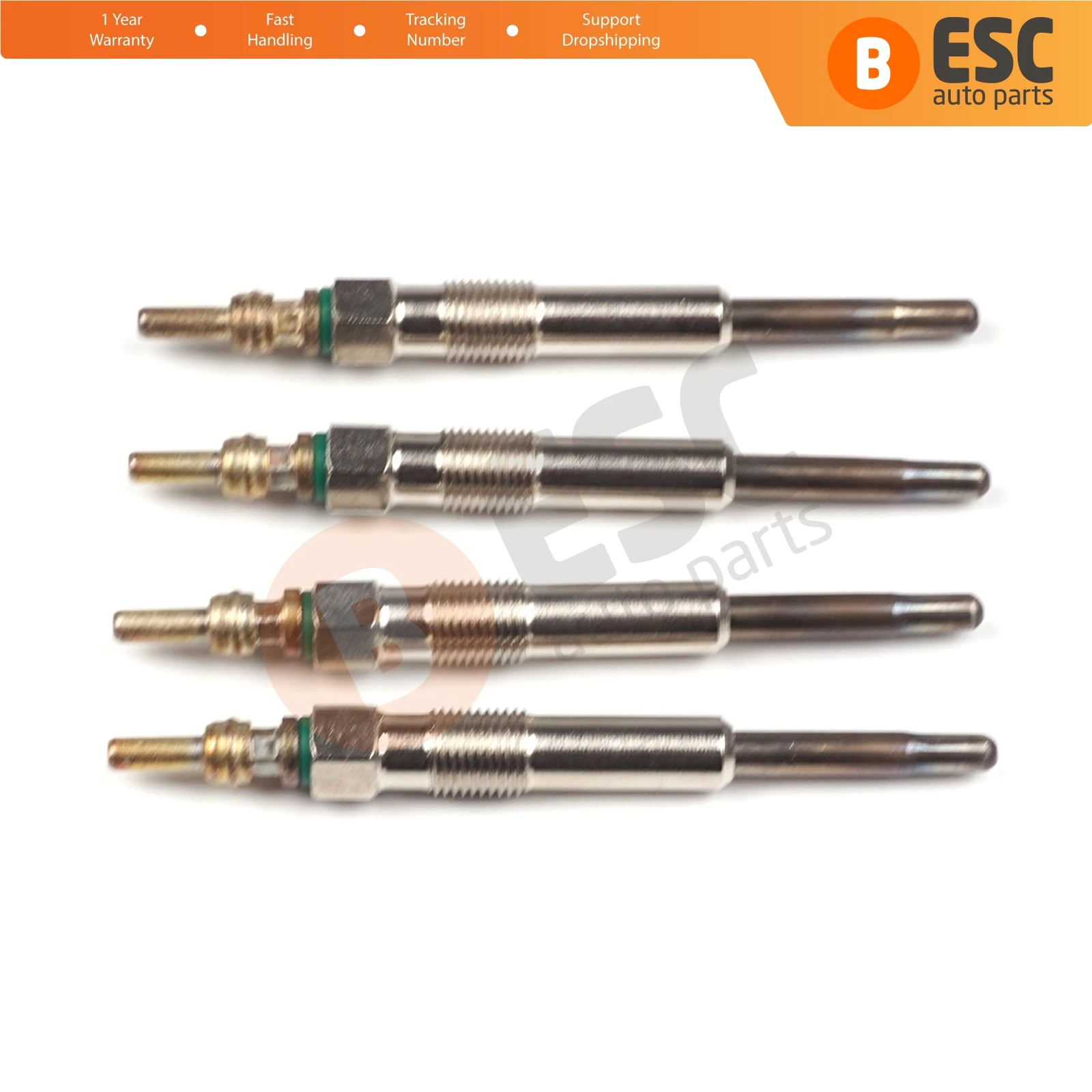 

ESC Auto Parts EGP23-1 4 Pcs Heater Glow Plugs GX98, N10579202, GN046 for VW Audi Seat Skoda Fast Shipment Ship From Turkey