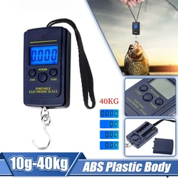 40kg/10g Kitchen Scales Mini Digital Scale for Fishing Luggage Travel Weight Hanging Scale Electronic Handy Pocket Weight Tool