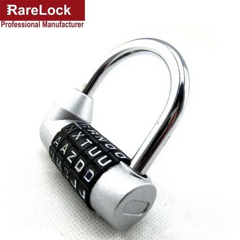 5 Letters Code Combination Password Lock Door Box Gym Locks Suitcase Luggage Bicycle Padlock Rarelock ZS55 G