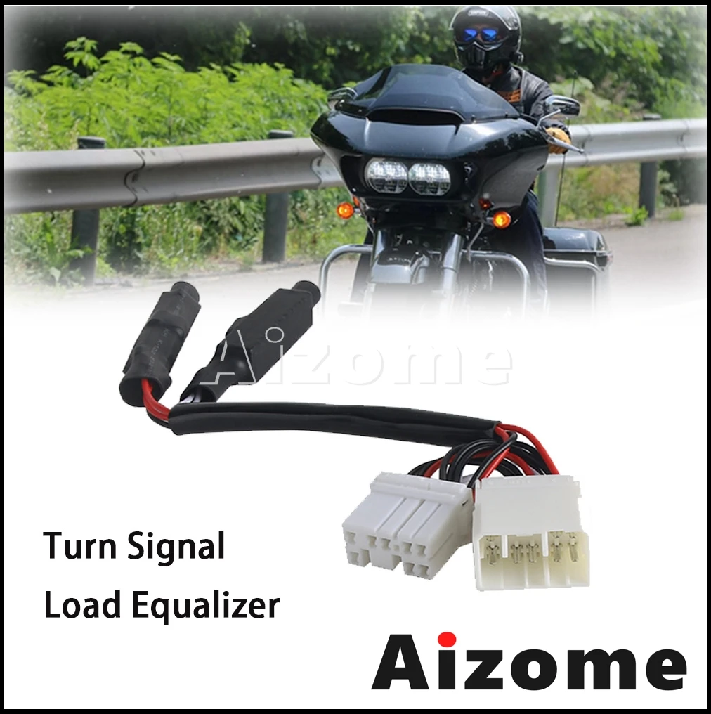 Motorcycle Turn Signal Lamp Load Equalizer 8 Pin For Harley Street Glides Dynas Road Kings FLHR/FLHRI Softails FXST FXSTB FXSTS