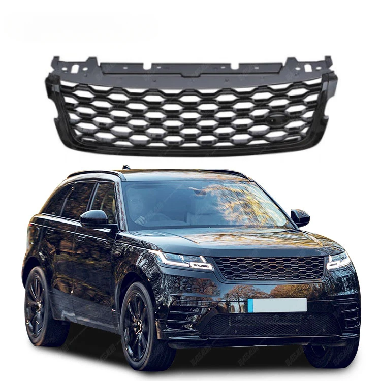 

Gloss Black ABS Material Auto Parts Front Bumper Replaced Items Grill Fit For Range Rover Velar