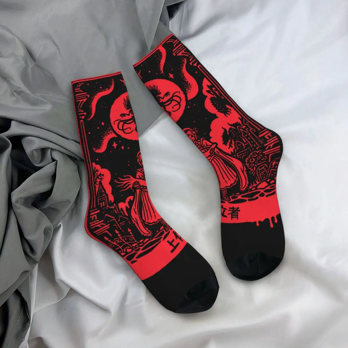 Superior Ones Bloodborne Dark Souls Merch Crew Socks Compression Sport Long Sock Soft for Unisex Small Gifts